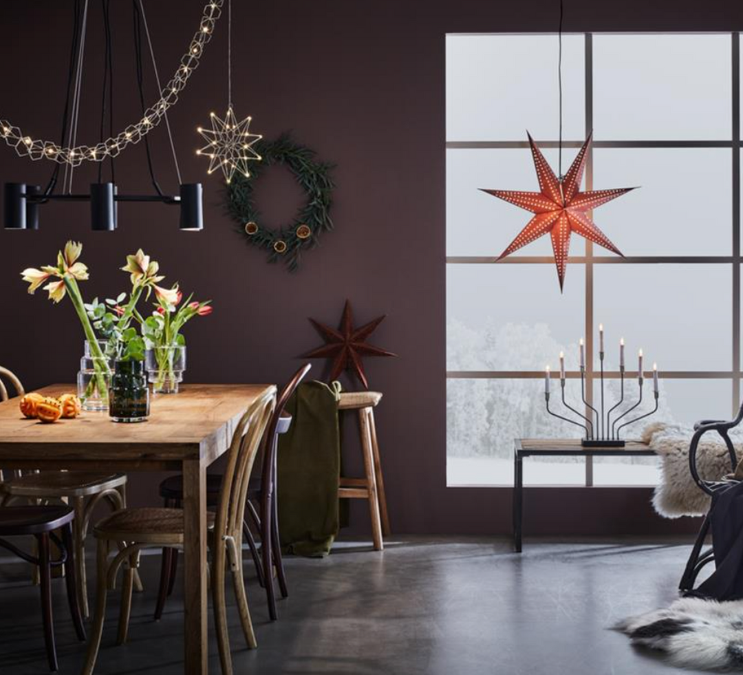 Julebelysning & dekor inne