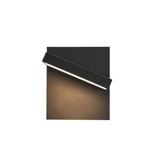 Abridor vegglampe utendørs 12W 3000/4000 kelvin IP55-Utebelysning vegg opp og ned-Slv-Antrasitt-slv-1002989-Lightup.no