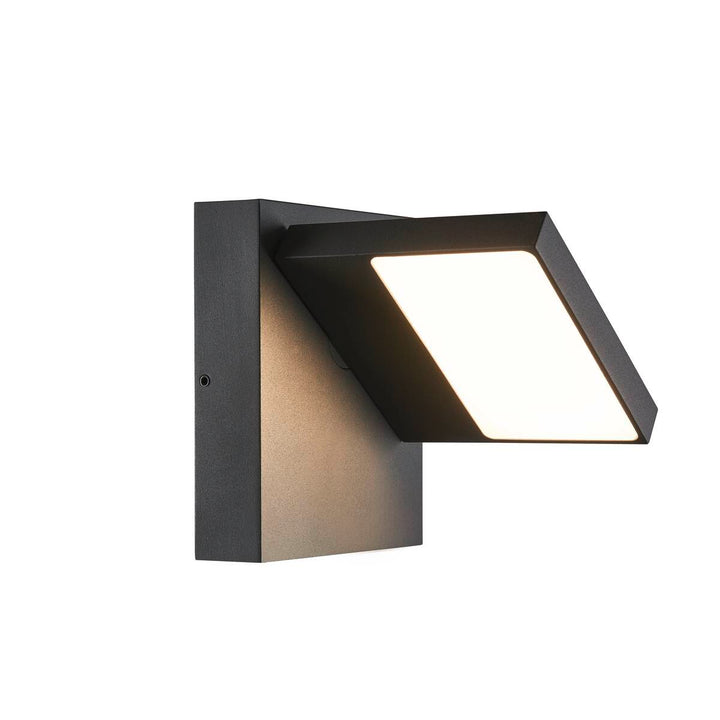 Abridor vegglampe utendørs 12W 3000/4000 kelvin IP55-Utebelysning vegg opp og ned-Slv-Antrasitt-slv-1002989-Lightup.no