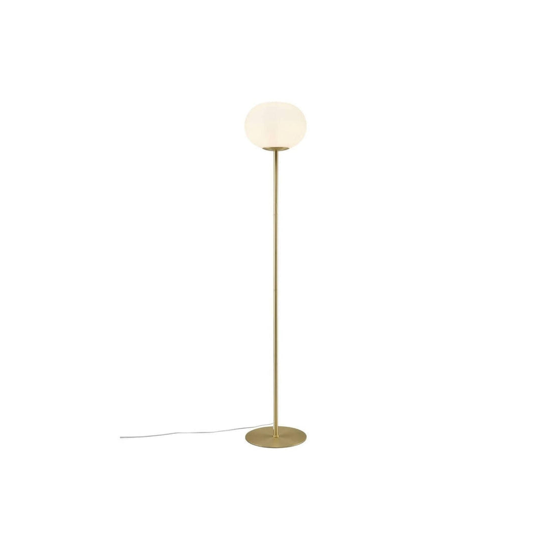 Alton gulvlampe-Gulvlamper-Nordlux-Messing / Hvit-2010514001-Lightup.no