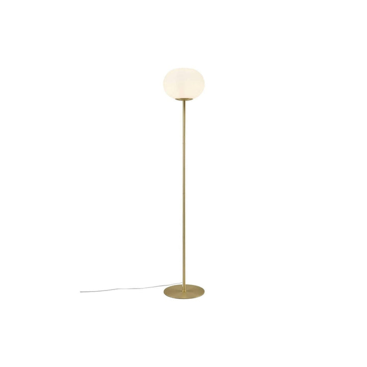 Alton gulvlampe-Gulvlamper-Nordlux-Messing / Hvit-2010514001-Lightup.no