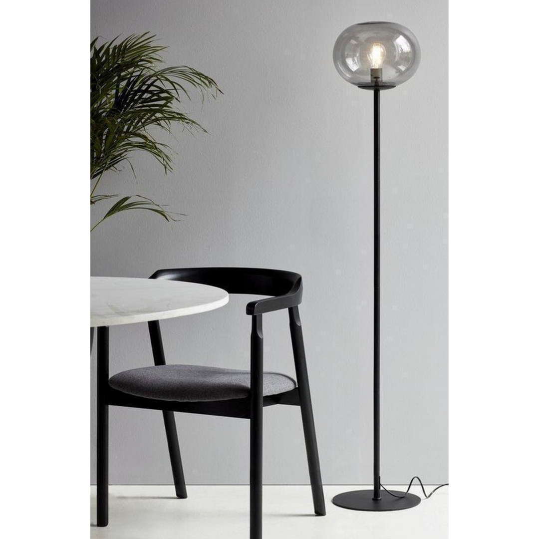 Alton gulvlampe-Gulvlamper-Nordlux-Svart / Røyk-2010514047-Lightup.no