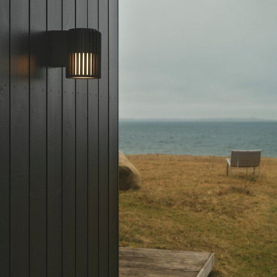 Aludra vegglampe seaside IP54-Utebelysning vegg opp og ned-Nordlux-Svart-2118011203-Lightup.no