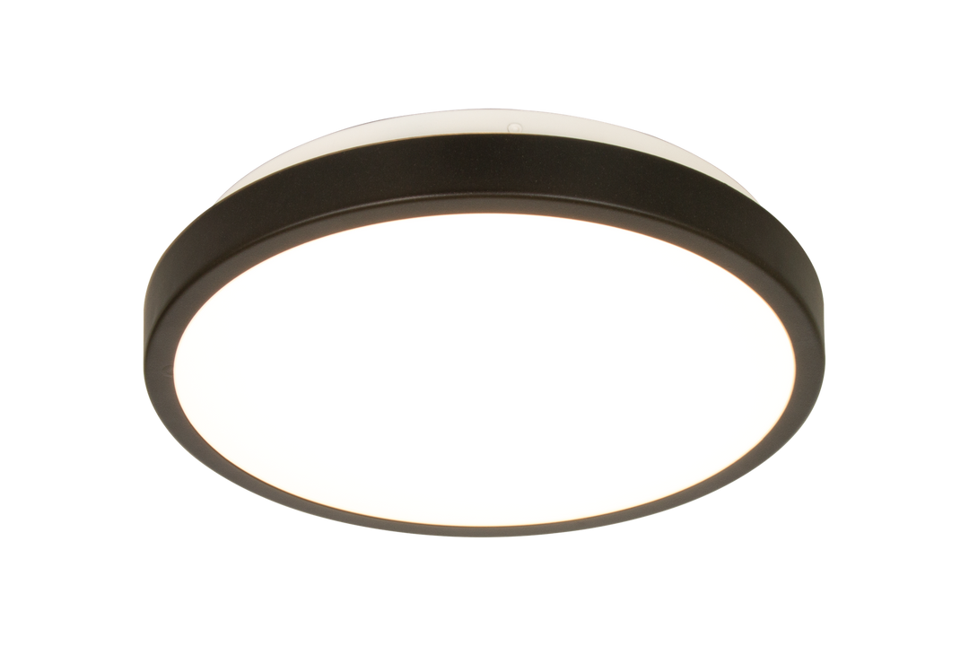 Anillo 30 cm taklampe 12W dimbar 3000 Kelvin-Taklamper-Aneta Lighting-Svart-66920-15-Lightup.no