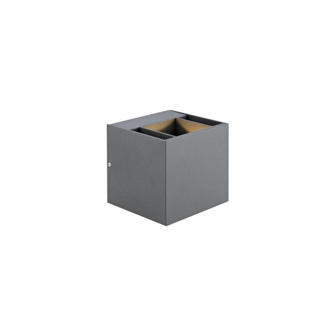 Argos vegglampe opp/ned 4 Watt 3000 Kelvin - Mørk grå - Grå-Utebelysning vegg opp og ned-Marksløjd-Grå-Mrk-106521-Lightup.no