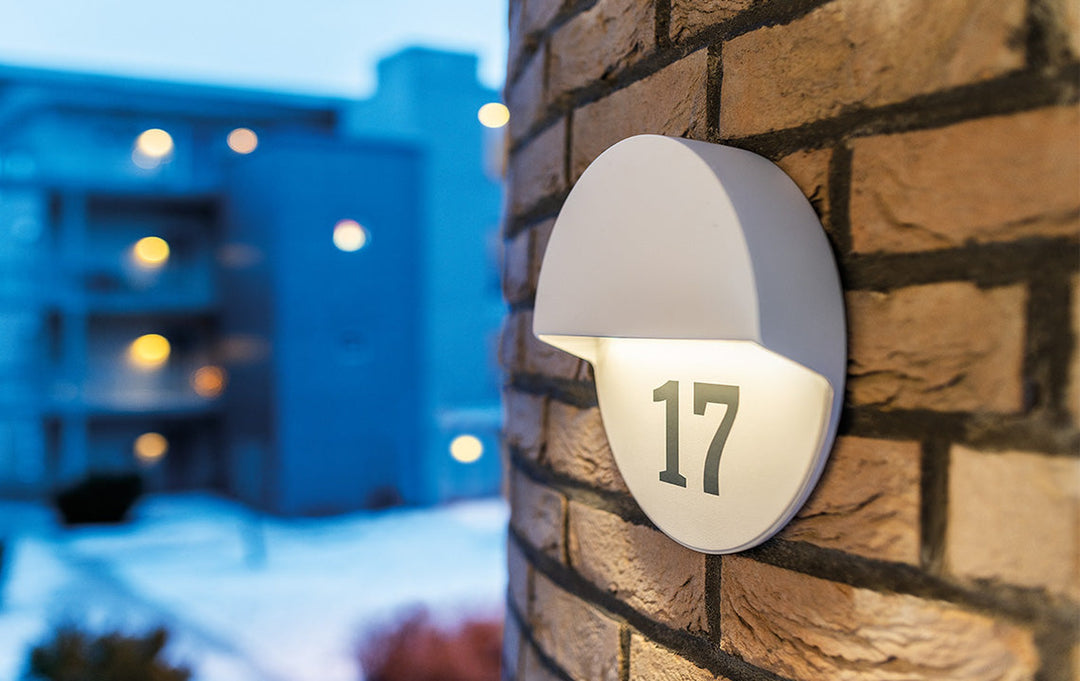 Arlon round vegglampe utendørs 10W 3000 Kelvin IK10 IP65 - Dimbar-Utebelysning vegg opp og ned-Sg Armaturen As-Svart-3133989-Lightup.no