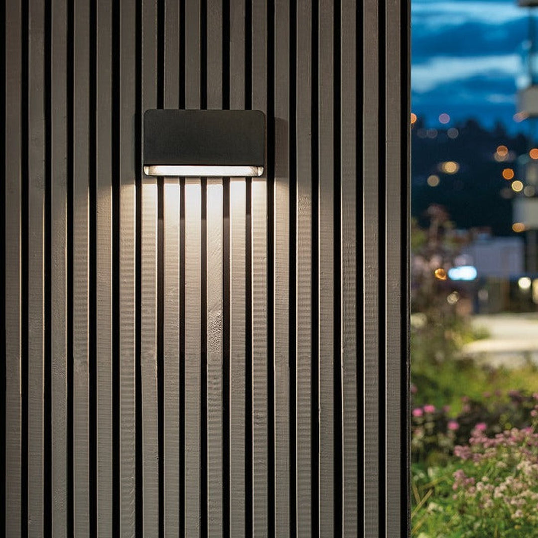 Arlon vegglampe utendørs 10W 3000 Kelvin IK10 IP65 - Dimbar-Utebelysning vegg opp og ned-Sg Armaturen As-Svart-3133993-Lightup.no