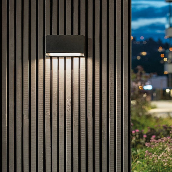Arlon vegglampe utendørs 10W 3000 Kelvin IK10 IP65 - Dimbar-Utebelysning vegg opp og ned-Sg Armaturen As-Svart-3133993-Lightup.no