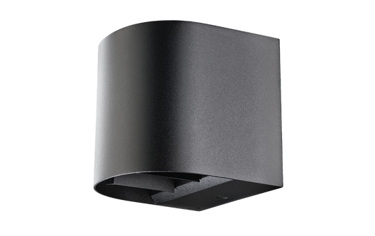 Artes round vegglampe opp/ned utendørs IP65 8W 3000K Dimbar-Utebelysning vegg opp og ned-Sg Armaturen As-Svart-3185152-Lightup.no