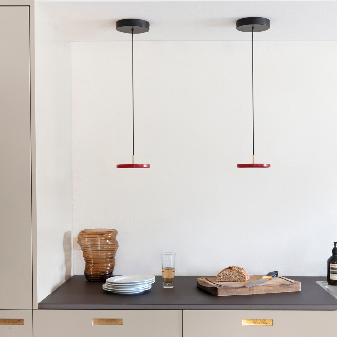 Asteria micro pendel-Takpendler-Umage-Rød-2407-Lightup.no