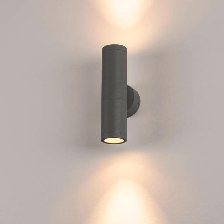 Astina vegglampe utendørs opp/ned IP44-Utebelysning vegg opp og ned-Slv-Antrasitt-slv-228775-Lightup.no