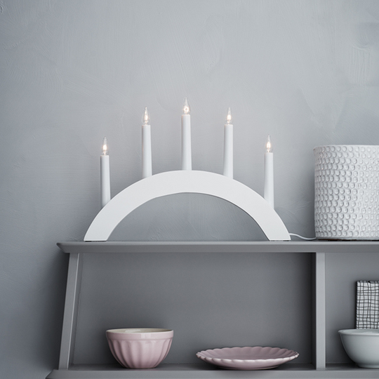 Atle adventsstake 5-Julebelysning adventsstake-Marksløjd-Hvit-Mrk-704469-Lightup.no