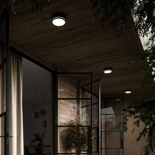 Ava smart tak/vegglampe IP54-Utebelysning taklampe-Nordlux-Svart-2019016003-Lightup.no