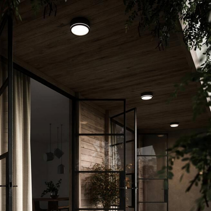 Ava smart tak/vegglampe IP54-Utebelysning taklampe-Nordlux-Svart-2019016003-Lightup.no