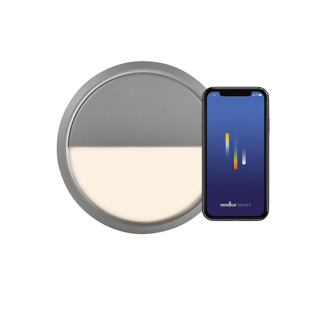 Ava smart tak/vegglampe IP54-Utebelysning taklampe-Nordlux-Grå-2019016010-Lightup.no