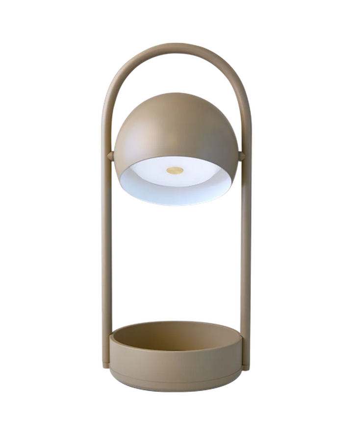 Ball portabel oppladbar bordlampe 2700 Kelvin-Bordlamper-Frandsen-Sand grå-147182-Lightup.no