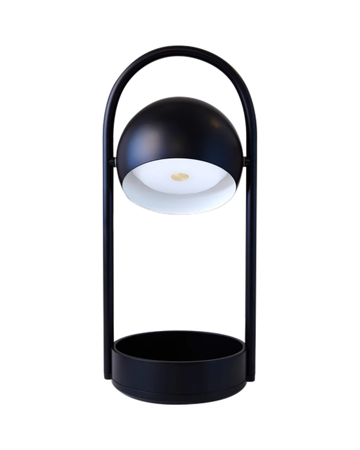 Ball portabel oppladbar bordlampe 2700 Kelvin-Bordlamper-Frandsen-Svart-147183-Lightup.no