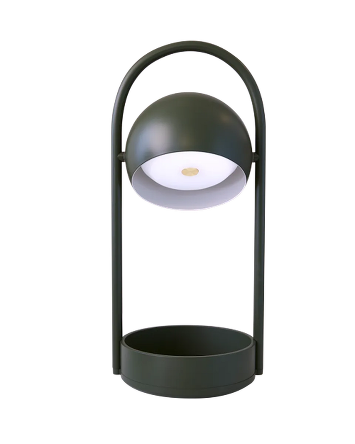 Ball portabel oppladbar bordlampe 2700 Kelvin-Bordlamper-Frandsen-Oliven Grønn-147184-Lightup.no