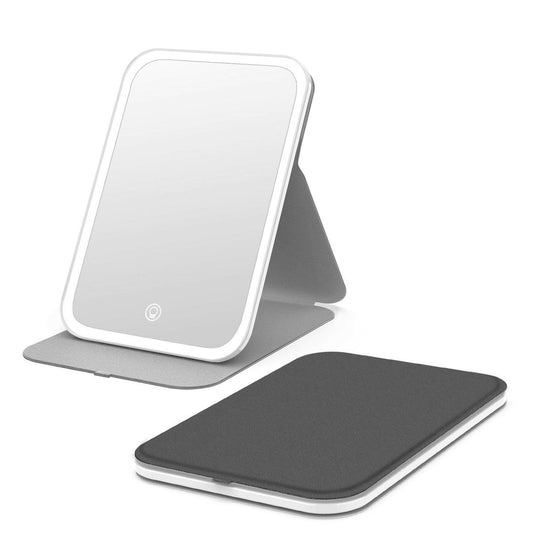 Beauty Table oppladbart sminkespeil med lys - Svart-Baderomsbelysning sminkespeil-NorDesign-Svart-103605305-Lightup.no