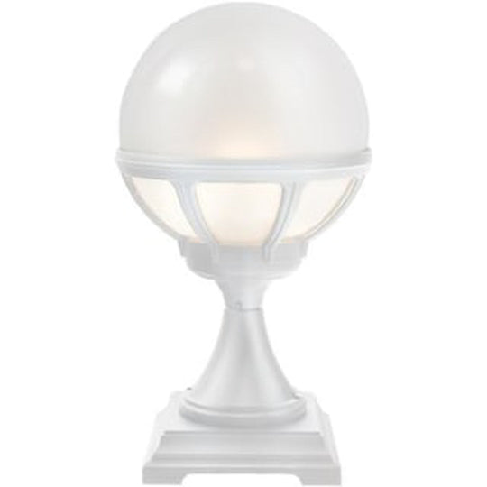 Bologna portstolpe 313 - Hvit-Utebelysning portstolpe-Norlys-3185172-Lightup.no