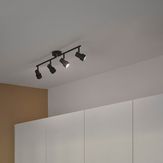 Boston taklampe med 4 spotter-Taklamper-Nordlux-Svart-2512380103-Lightup.no