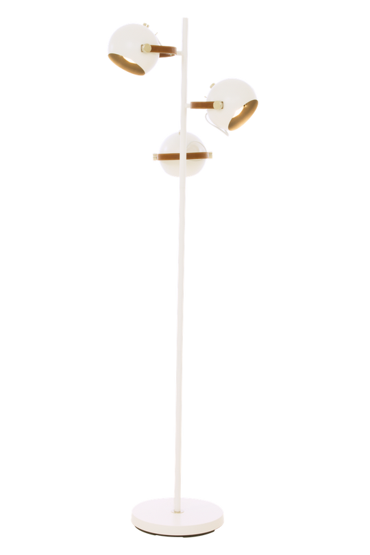 Bow gulvlampe m/3 lampehoder-Gulvlamper-Aneta Lighting-Hvit-69803-01-Lightup.no