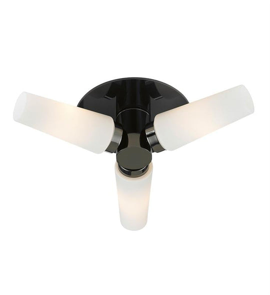 Brastad baderomslampe IP44 - Svart - Svart-Taklamper-Marksløjd-Svart-Mrk-107618-Lightup.no