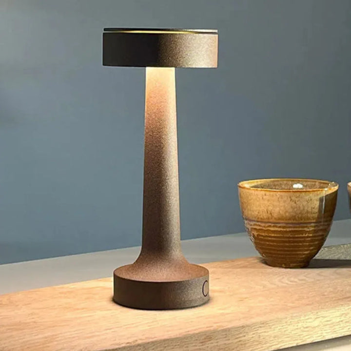 Buddy bærbar bordlampe oppladbar 4W 3000 Kelvin-Bordlamper-Antidark-Svart-2-398-1-02-Lightup.no