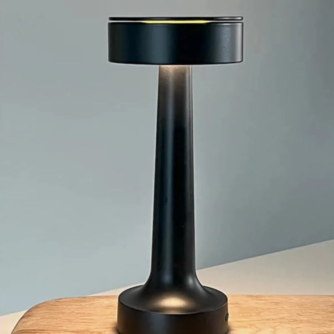 Buddy bærbar bordlampe oppladbar 4W 3000 Kelvin-Bordlamper-Antidark-Svart-2-398-1-02-Lightup.no