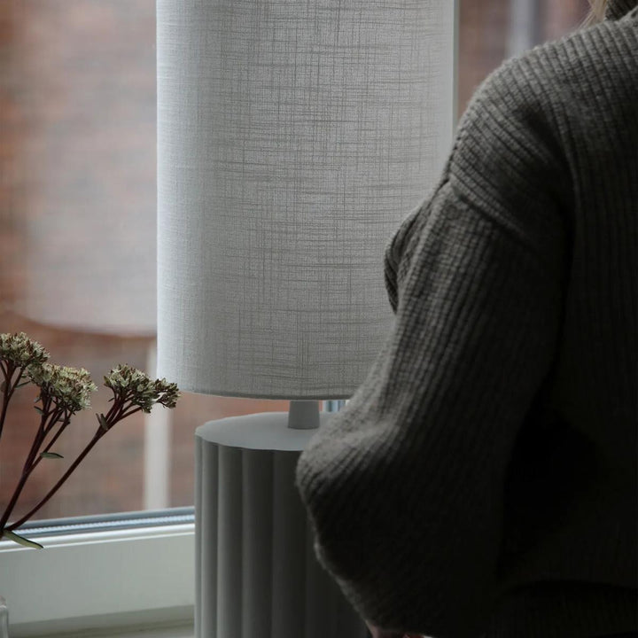 Can bordlampe-Bordlamper-Marksløjd-Hvit/grå-Mrk-108831-Lightup.no