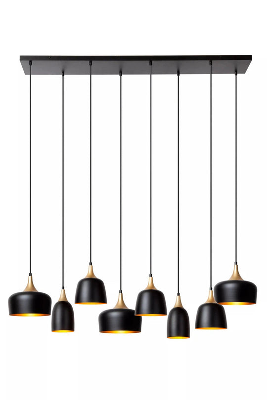 Chayanne takpendel 8-lys-Takpendler-Lucide-Svart-LC05446/08/30-Lightup.no