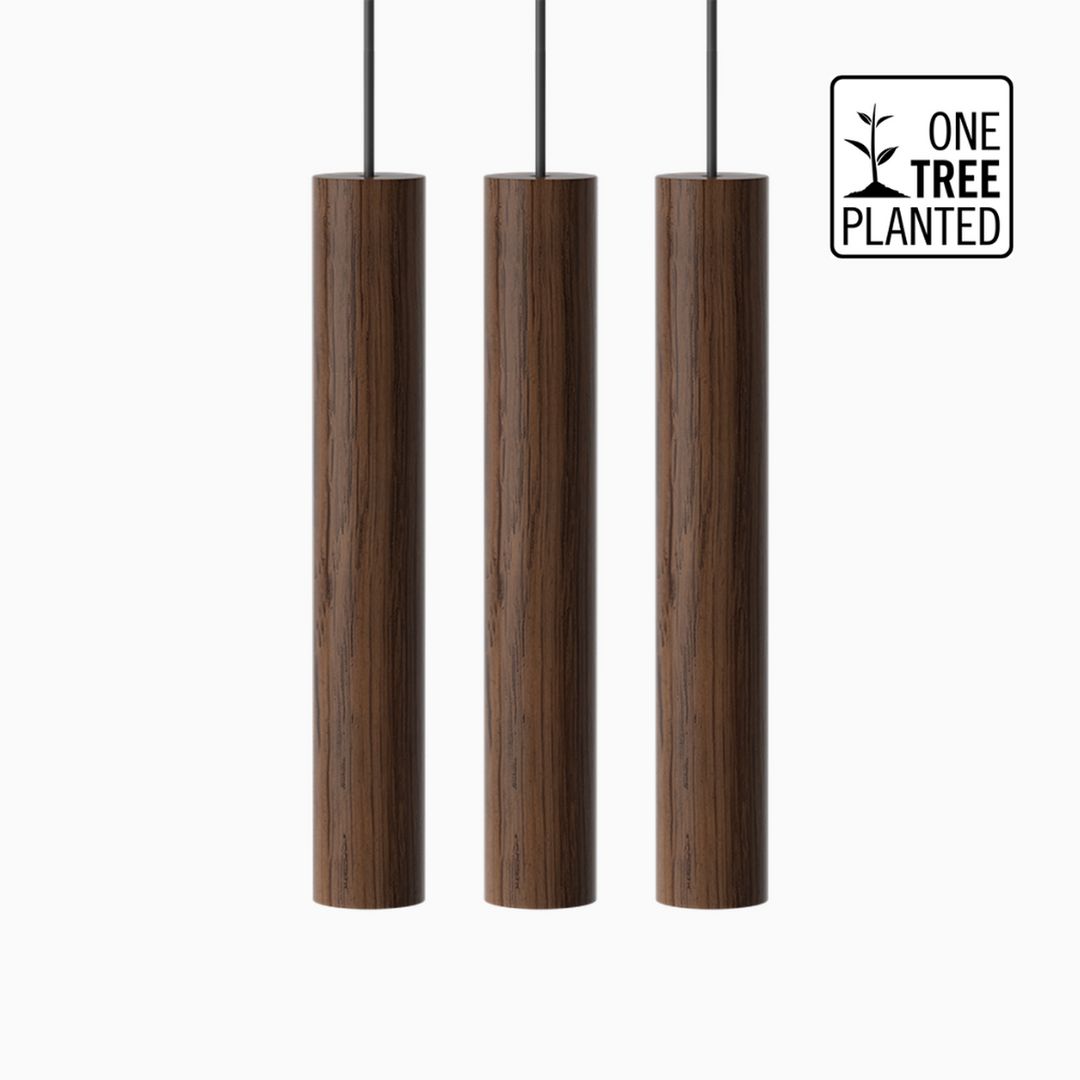 Chimes Cluster 3-Takpendler-Umage-Eik natur-2230-Lightup.no