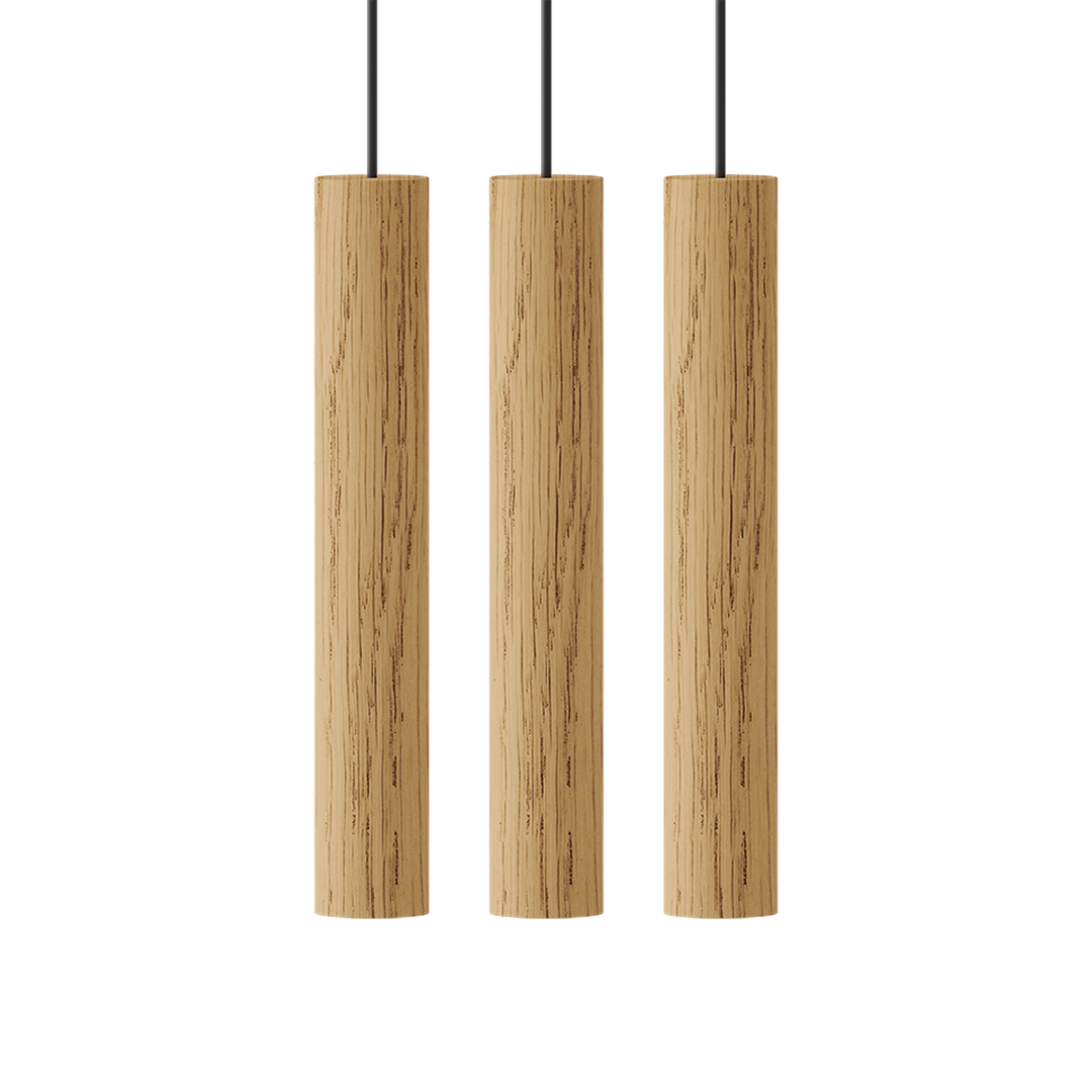 Chimes Cluster 3-Takpendler-Umage-Eik natur-2230-Lightup.no