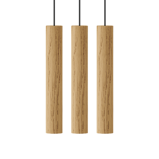 Chimes Cluster 3-Takpendler-Umage-Eik natur-2230-Lightup.no