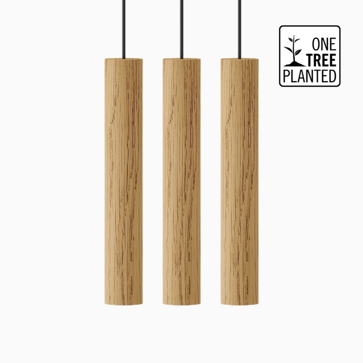 Chimes Cluster 3-Takpendler-Umage-Eik natur-2230-Lightup.no