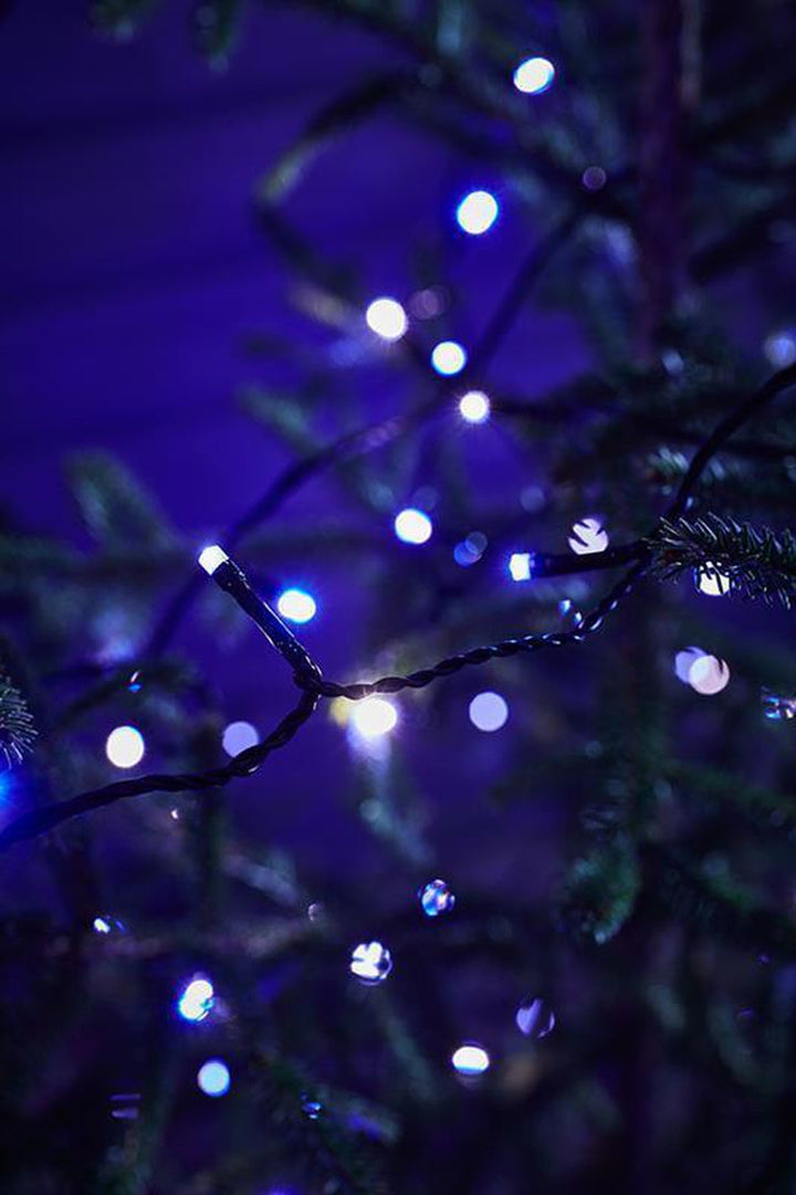 Choice lysslynge utendørs 20 meter IP44 m/fjernkontroll - Flerfarget - Svart-Julebelysning juletrelys og slynger-Marksløjd-Svart-Mrk-705337-Lightup.no