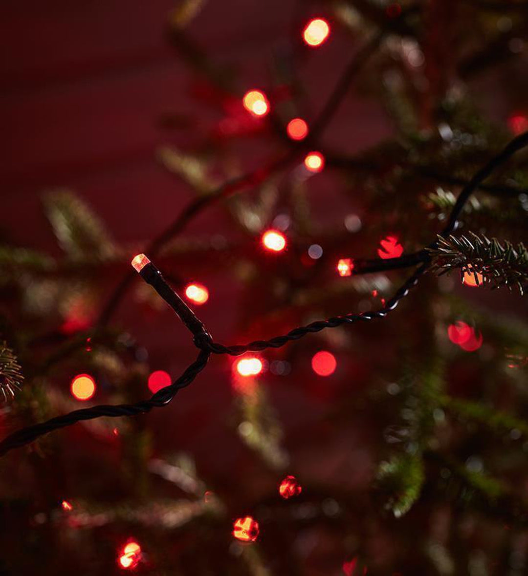 Choice lysslynge utendørs 20 meter IP44 m/fjernkontroll - Flerfarget - Svart-Julebelysning juletrelys og slynger-Marksløjd-Svart-Mrk-705337-Lightup.no