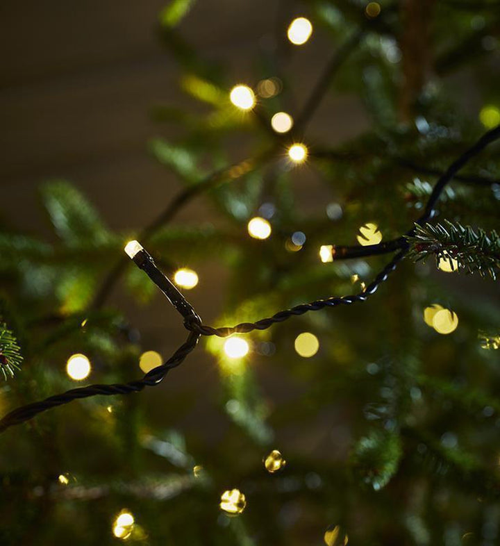 Choice lysslynge utendørs 20 meter IP44 m/fjernkontroll - Flerfarget - Svart-Julebelysning juletrelys og slynger-Marksløjd-Svart-Mrk-705337-Lightup.no