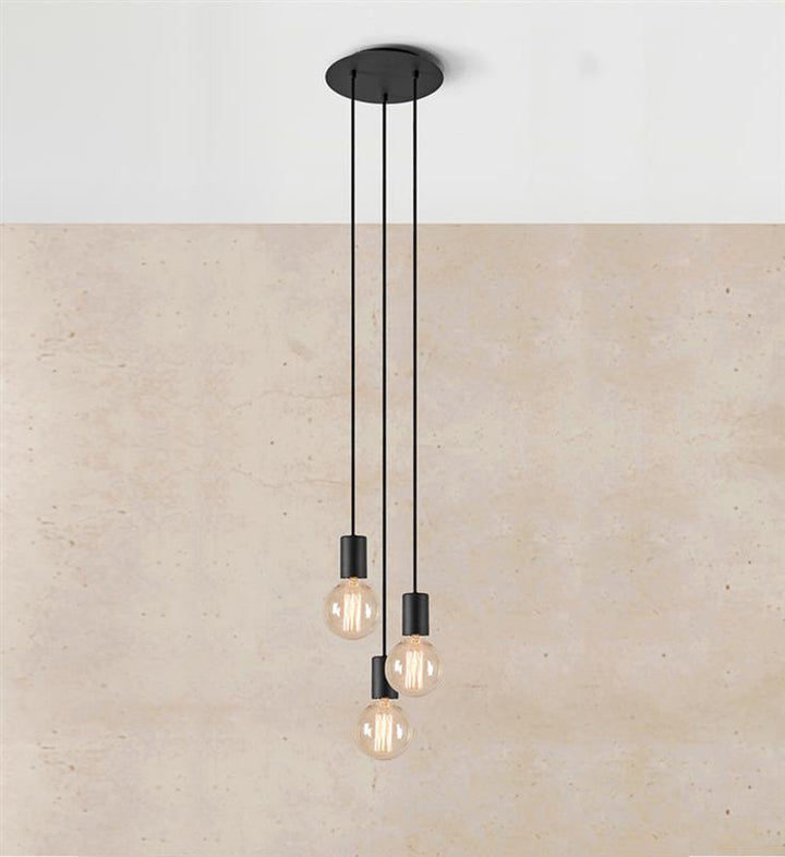 Cielo Takpendel 3-Takpendler-Marksløjd-Svart-Mrk-108733-Lightup.no