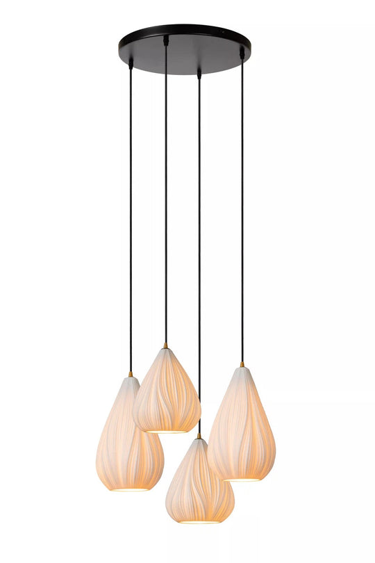 Cinzia takpendel 55,5 cm 4-lys-Takpendler-Lucide-Hvit-LC13452/04/31-Lightup.no