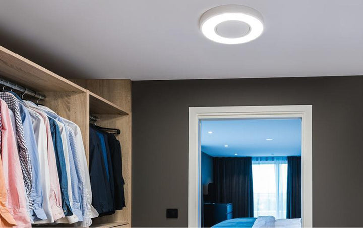 Circulus 19W dimbar LED taklampe / vegglampe-Taklamper-Sg Armaturen As-Hvit-3300113-Lightup.no