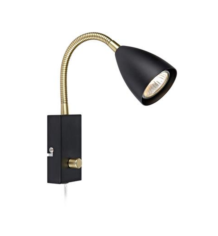 Ciro flex vegglampe - Svart - Svart-Vegglamper-Marksløjd-Svart-Mrk-106589-Lightup.no