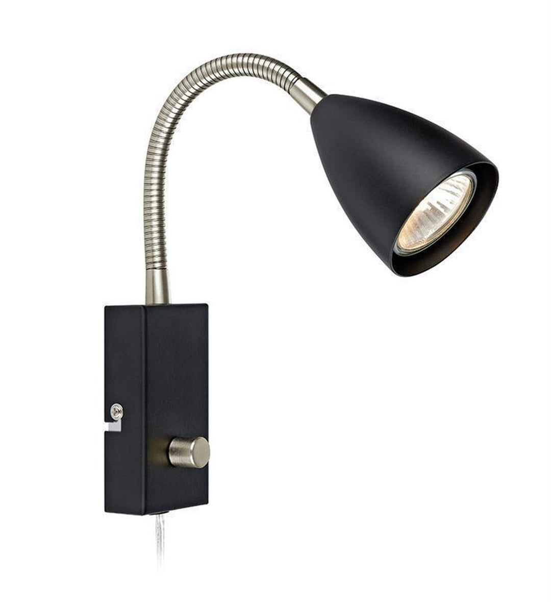 Ciro flex vegglampe - Svart/stål - Svart / Stål-Vegglamper-Marksløjd-Svart / Stål-Mrk-107409-Lightup.no