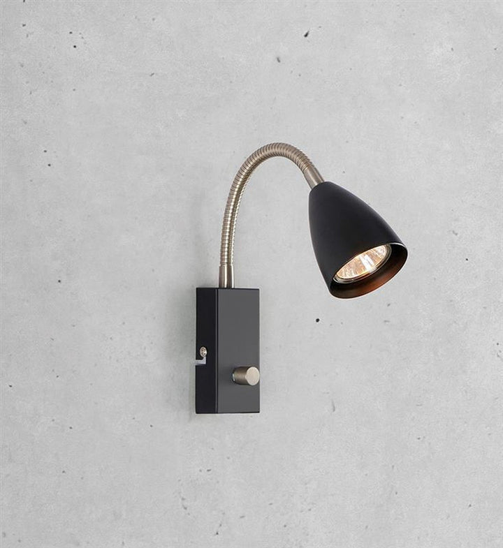Ciro flex vegglampe - Svart/stål - Svart / Stål-Vegglamper-Marksløjd-Svart / Stål-Mrk-107409-Lightup.no