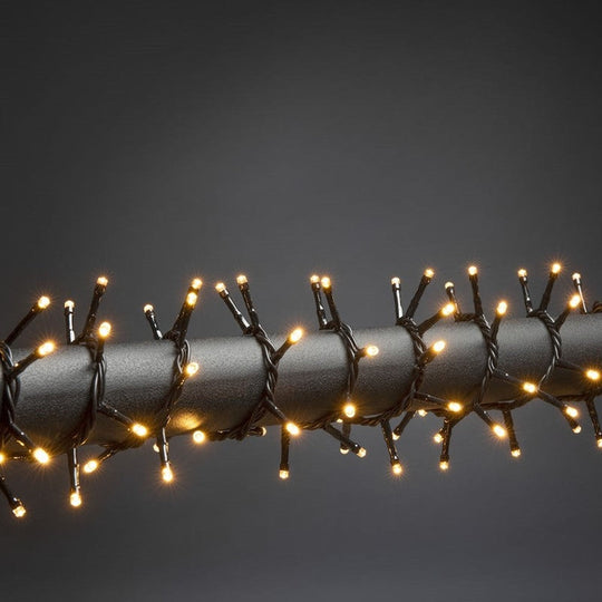 Cluster slynge 230 lys 5 meter til 31V system - Amber-Lysslynge-system 31V-Konstsmide-Amber-4843-807-Lightup.no