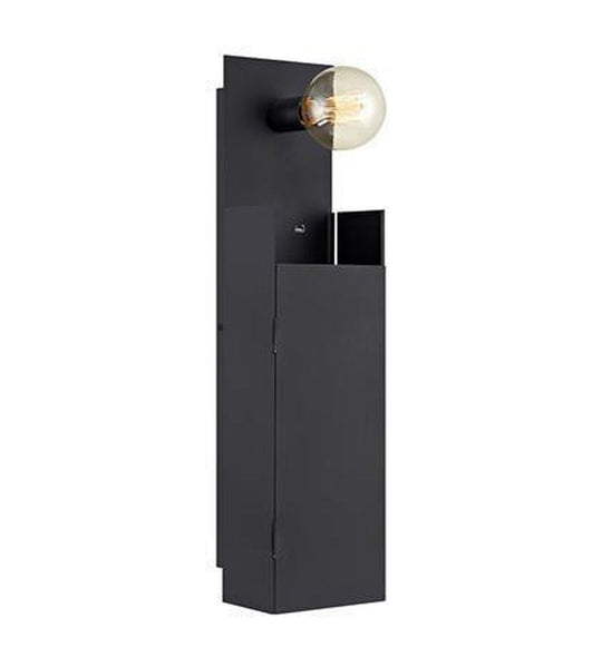 Combo vegglampe/nøkkelskap - Svart - Svart-Vegglamper-Marksløjd-Svart-Mrk-106850-Lightup.no