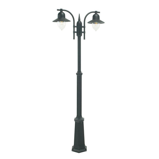 Como stolpe 2 lykter 372-Utebelysning stolpe-Norlys-Svart-3101701-Lightup.no