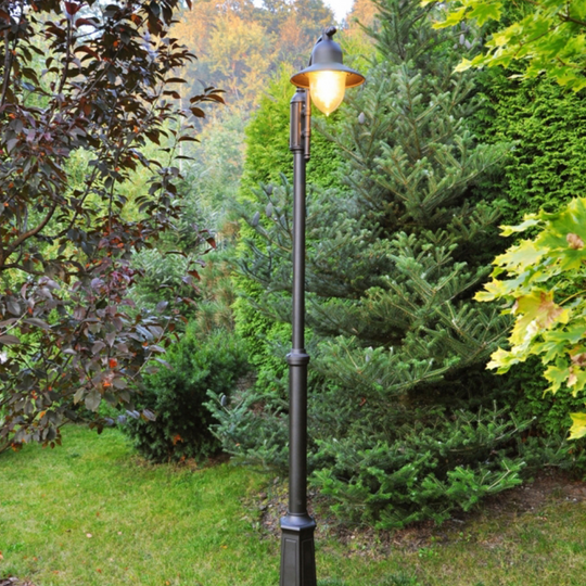 Como stolpe 371-Utebelysning stolpe-Norlys-Svart-3101700-Lightup.no