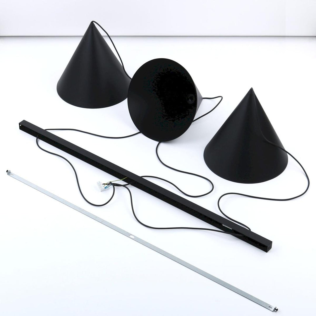 Cono takpendel 3-lys-Takpendler-TK Lighting-Svart-TK-10060-Lightup.no
