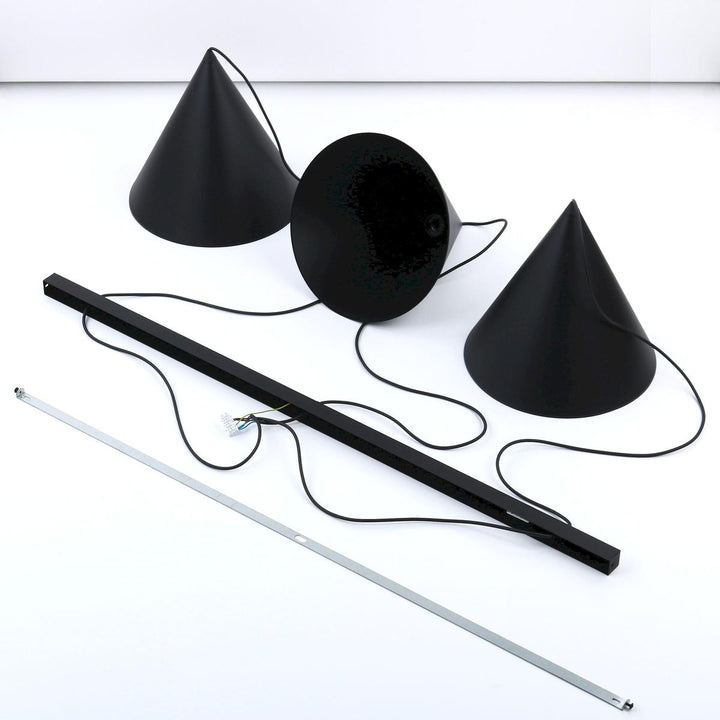 Cono takpendel 3-lys-Takpendler-TK Lighting-Svart-TK-10060-Lightup.no